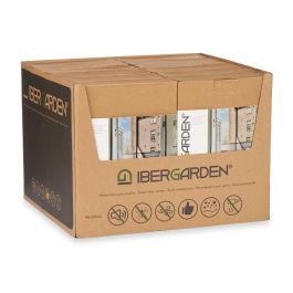 Ibergarden Mosquitera Magnética de Poliéster para Puerta, 90x210 cm, Negro (12 Unidades)