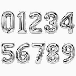 OH YEAH Globo Número 5 100 cm Plata Metalizado Precio: 0.95000004. SKU: B14PET69D5