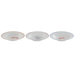 Plato Mediterraneo DKD Home Decor Multicolor 21.5 x 3.5 x 21.5 cm (12 Unidades) Plato Mediterraneo DKD Home Decor Multicolor 21.5 x 3.5 x 21.5 cm (12 Unidades)