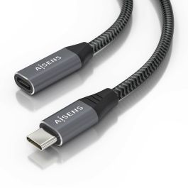 AISENS - CABLE USB 3.2 GEN2x2 ALUMINIO 20GBPS 8K@30HZ 5A 100W, TIPO USB-C/M-USB-C/H, GRIS, 2.0M Precio: 6.50000021. SKU: B16VM7NL8R