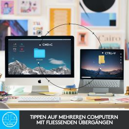 Logitech MX Keys Mini Teclado Inalámbrico Bluetooth Retroiluminado QWERTZ DE Grafito
