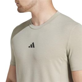 Camiseta de Manga Corta Hombre Adidas Essentials D4T Gris S