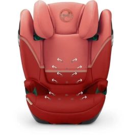 CYBEX - Silla de coche evolutiva Isofix Gr 2/3 - Solution S2 i-Fix - Rojo Hibisco