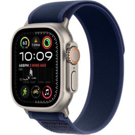 Apple Watch Ultra 2 GPS + Cellular - 49 mm - Caja de titanio natural - Correa Trail Loop azul - S/M