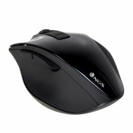 Ratón Inalámbrico Óptico NGS BOWBLACK Negro 1600 dpi (1 unidad)