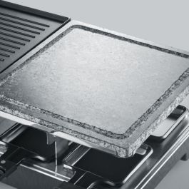 Severin RG2376 Raclette Grill 8 personas con Piedra de cocción natural y Placa antiadherente reversible, Termostato Ajustable Severin RG2376 Raclette Grill 8 personas con Piedra de cocción natural y Placa antiadherente reversible, Termostato Ajustable