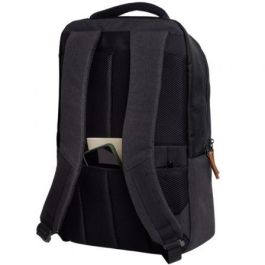 Trust 25244 Mochila Lisboa para Portátil 16" Negra 23L, 3 Compartimentos, Hecha con Botellas Recicladas, Resistente