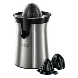 Russell Hobbs 22760-56 Exprimidor eléctrico Acero inoxidable 60W, 2 Conos, Sistema Antigoteo, Doble Rotación Automática