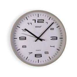 Reloj de Pared Versa Gris Plástico 30 x 30 x 4 cm