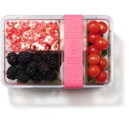 Bodum BOD0699965609313 Fiambrera compartimentada Topee con cubiertos Bubblegum