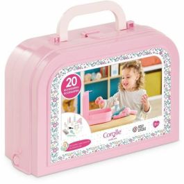 Corolle My Beauty Suitcase - Maleta de Belleza para Muñecas con 20 Accesorios - Juego de Imitación para Niños +18 Meses