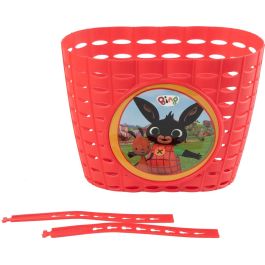 Bing CZ11169 Cesta para Bicicleta para Niños, Gráficos Exclusivos Conejito Bing, Medidas 14x12x20cm