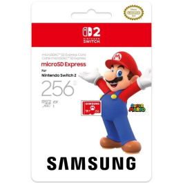 Samsung Tarjeta de Memoria Micro SD Express de 256 GB para Nintendo Switch 2 NINSW2SDSAM Precio: 82.49999978. SKU: B19R7DEH7C