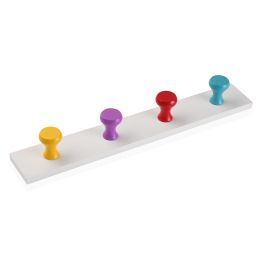 Perchero de Madera con 4 Ganchos Versa 40.5x6 cm (4 Unidades) Precio: 17.5000001. SKU: B1KBZV54G9