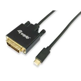 Adaptador USB-C a DVI Equip 133468 Negro 1,8 m
