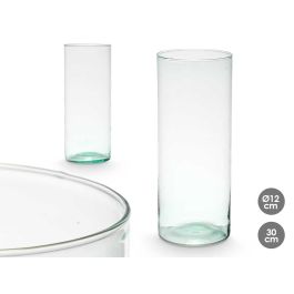 Jarron Vidrio Reciclado Cilindro 12X30Cm Giftdecor (6 Unidades) Precio: 25.4999998. SKU: B18DL8G5JJ