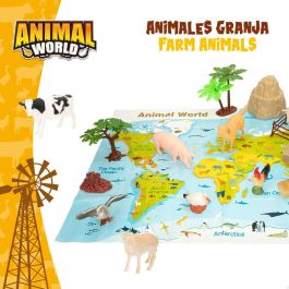 Set de Figuras de Animales Colorbaby 19 piezas Granja Plástico 13 x 8 x 3 cm (6 Unidades) Set de Figuras de Animales Colorbaby 19 piezas Granja Plástico 13 x 8 x 3 cm (6 Unidades)
