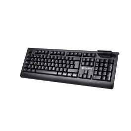 CoolBox COO-TEC04DNI Teclado USB QWERTY Español Completo de Membrana para Oficina Negro