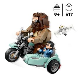 LEGO 76443 Harry Potter: Viaje en Moto de Hagrid y Harry – Set de Construcción con Figuras, Moto y Sidecar para Fans +9 Años