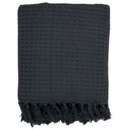 Home Deco Factory Manta Gofrada Gris Algodón 170x250 cm