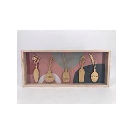 DKD Home Decor Decoración Scandi Pink Home Office Paulownia Rosa 4x23x54cm (2 Unidades) Precio: 14.69000016. SKU: B14TBTMTBM