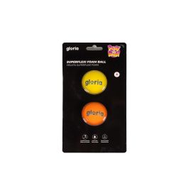 Gloria Pelota Superflexi Foam S 4.5 cm 2 Piezas Amarilla/Naranja