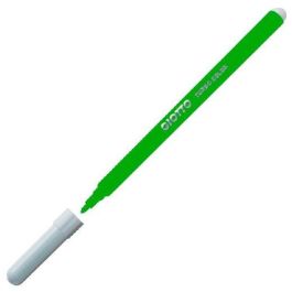 Giotto Rotuladores Turbo Color Lavable Punta Bloqueada Verde Claro Caja 12 Ud