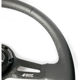 Volante Racing OCC Motorsport OCCVOL016 Negro Cuero Ø 35 cm Volante Racing OCC Motorsport OCCVOL016 Negro Cuero Ø 35 cm