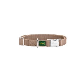 Hunter Collar Inari Alu-Strong M Cuello 30-45 cm 15mm Ancho Beige Ajustable Poliéster Secado Rápido Cierre Aluminio Resistencia 200 kg
