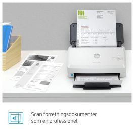 HP 3000 s4 ScanJet Pro Escáner de Alimentación de Hojas, Rápido 40 ppm/80 ipm, ADF 50 Páginas, Ideal para 4.000 Páginas al Día