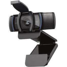 Logitech C920s 960-001252 Webcam Full HD 1080p con Enfoque Automático, Micrófonos Estéreo, Tapa de Privacidad y Corrección de Luz