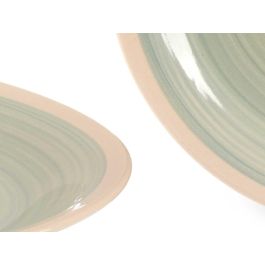 Plato Llano Grande Gres Verde Borde 26,5Cm Vessia (24 Unidades) Plato Llano Grande Gres Verde Borde 26,5Cm Vessia (24 Unidades)