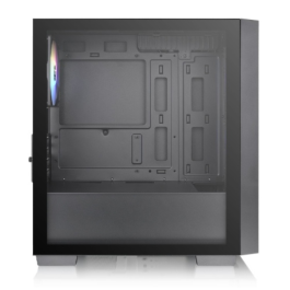 THERMALTAKE Versa H16 TG ARGB Micro Torre Negro Caja de PC con Panel de Cristal Templado y Iluminación ARGB