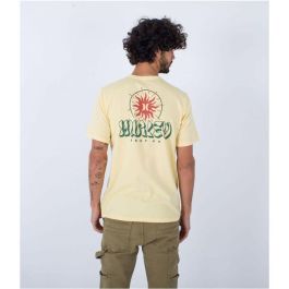 Camiseta de Manga Corta Hombre Hurley MTS0035680-H713 Amarillo (S)