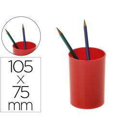 Cubilete Portalapices Archivo 2000 Rojo Opaco Plastico 100% Reciclado Diametro 75 mm Alto 105 mm Precio: 1.49999949. SKU: B13W22SG4F