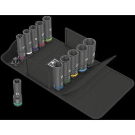 Wera 05004841001 8790 C Impaktor Deep Set 1 Juego de llaves de impacto 11 piezas 1/2" Métrico Negro (13-27 mm)