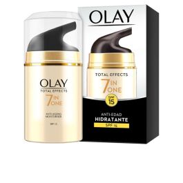 Olay TOTAL EFFECTS Crema Hidratante Facial Anti-edad 7 Beneficios Antiarrugas Reafirmante SPF15 para Todo Tipo de Piel de Día 50 ml Precio: 15.68999982. SKU: B1BSLXT77Q