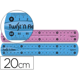 Maped Regla Twist'N Flex Decorada Doble Graduación 20 cm Colores Surtidos Precio: 1.49999949. SKU: B1FMPYQ7EY