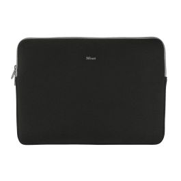Trust 21251 Funda Protectora Primo Soft Sleeve 13.3" para Portátiles, Ultrabooks y Macbooks, Negra, Neopreno Absorción Golpes