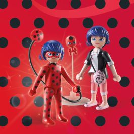 PLAYMOBIL Marinette & Ladybug Set de Juego 71336 Miraculous
