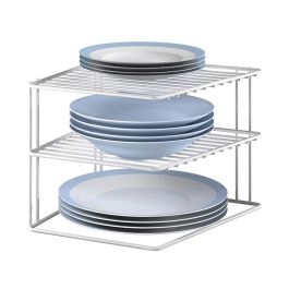Metaltex Rinconera de 3 alturas 'Silos' 25x25x19cm, alambre plastificado LDPE, recubrimiento Polytherm Metallic Precio: 13.89000019. SKU: S7911567