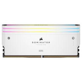 Corsair Dominator Titanium 64GB DDR5 RAM (2x32GB) 6000MHz CL30 RGB Blanco CMP64GX5M2B6000C30W
