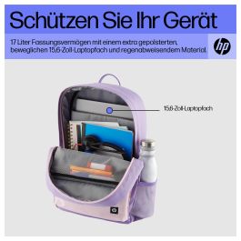 HP Mochila Campus Lavender Backpack (P) Lavanda Rosa 39.6 cm (15.6") Resistente al Agua