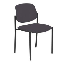 Silla Piqueras Y Crespo Villalgordo Confidente Chasis Negro Asiento Y Respaldo Tapizados Bali Gris Oscuro Precio: 109.50000028. SKU: S5704111