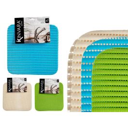 Set 2 Alfombrillas Antideslizantes Kinvara 32x32 cm - Azul, Crema, Verde (24 Unidades) Precio: 43.49999973. SKU: B16ZNEH3YA