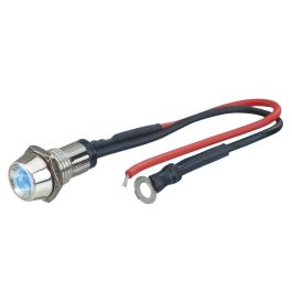 Led Control Light Chrome Ice Azul 1 Piece Diam. 10 mm FO33142