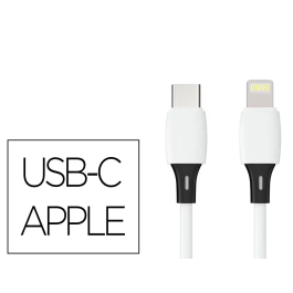 Q-connect Cable USB-C a Apple Lightning PVC Longitud 2m Blanco Precio: 4.4528. SKU: B1JF6WAEN3