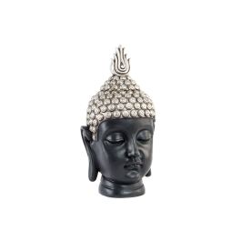 DKD Home Decor Figura Oriental Cabeza Buda Plateado Negro 24 x 49 x 27 cm Precio: 19.98999981. SKU: B1G6PJEQ55