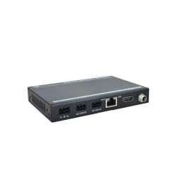 Vivolink Kit extensor HDBaseT con relé, 4K HDMI, PoC, IR, RS232, 70m, descompresión de audio