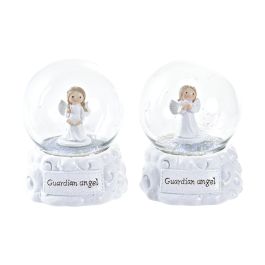 DKD Home Decor Figura Navidad Tradicional Bola Blanco Resina y Cristal 6.5x8.5x6.5 cm (2 Unidades) Precio: 7.4052. SKU: B1HREAAPT9
